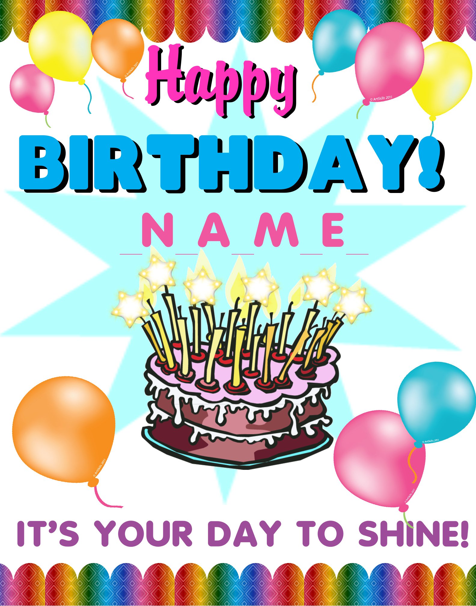 birthday posters free download