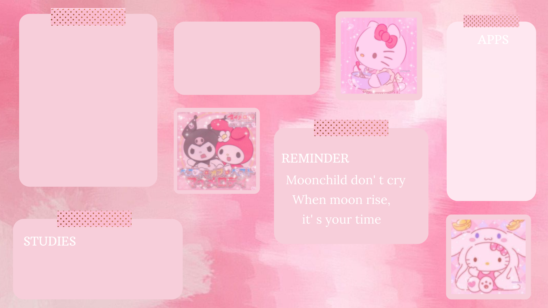 wallpaper desktop aesthetic pink hello kitty. Cute desktop wallpaper, Cute laptop wallpaper, Desktop wallpaper design