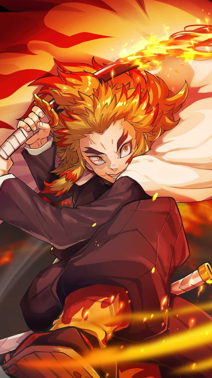 Rengoku Kyojuro Wallpaper iPhone