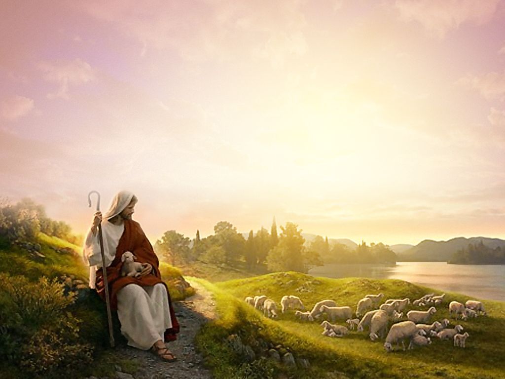 Jesus My Shepherd. Jesus, Christian friends, Background