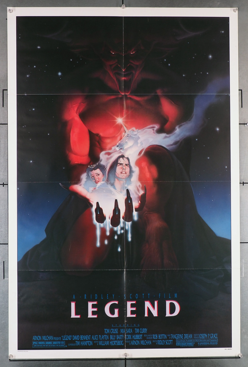 Original Legend movie poster in VF condition for $75.00