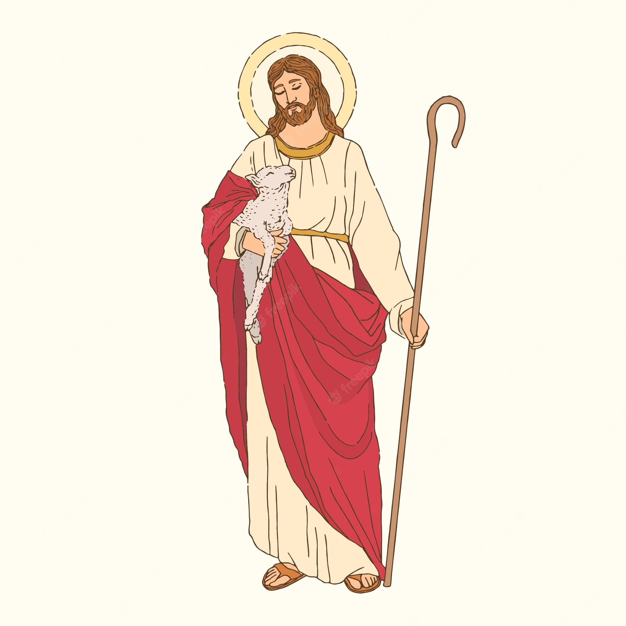 Jesus Shepherd Image. Free Vectors, & PSD