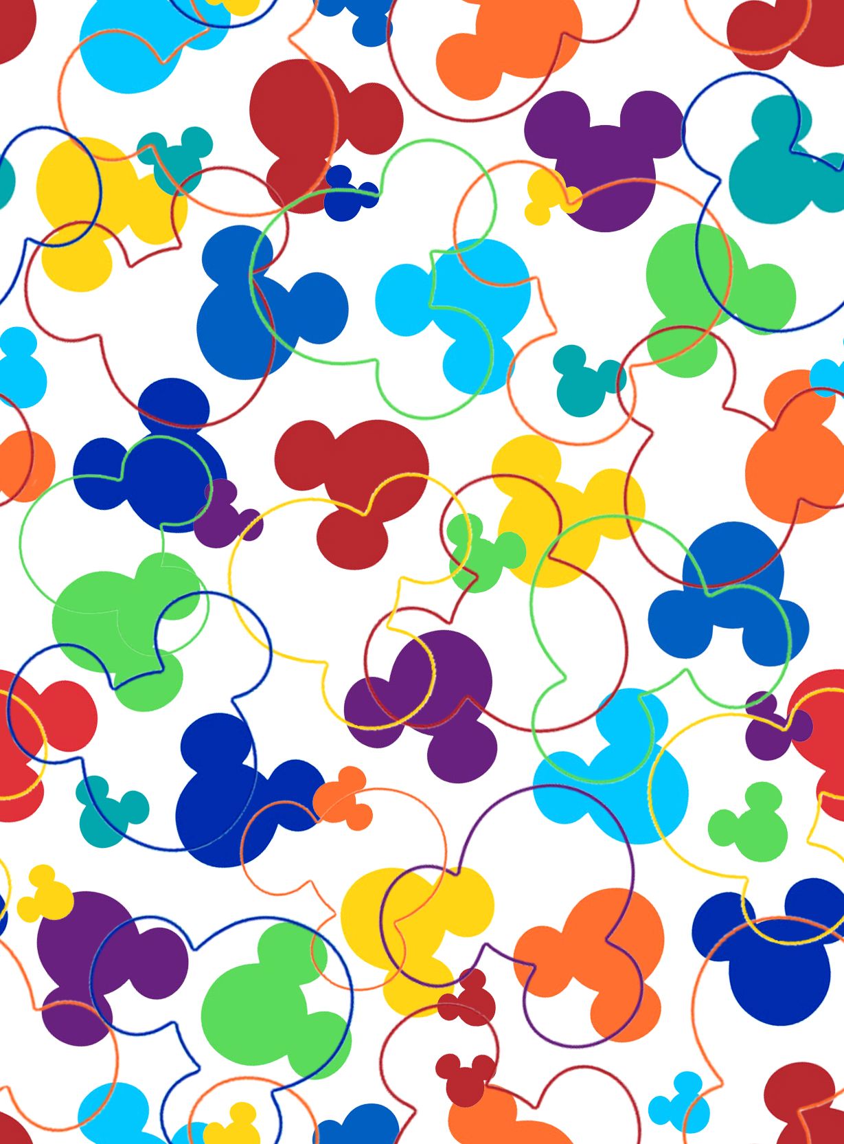 Rainbow Mickey Seamless Pattern. Disney screensaver, Disney background, Elmo wallpaper