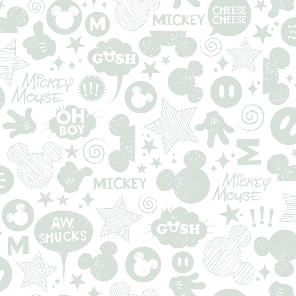 Disney Mickey Mouse Icon Peel and Stick Wallpaper