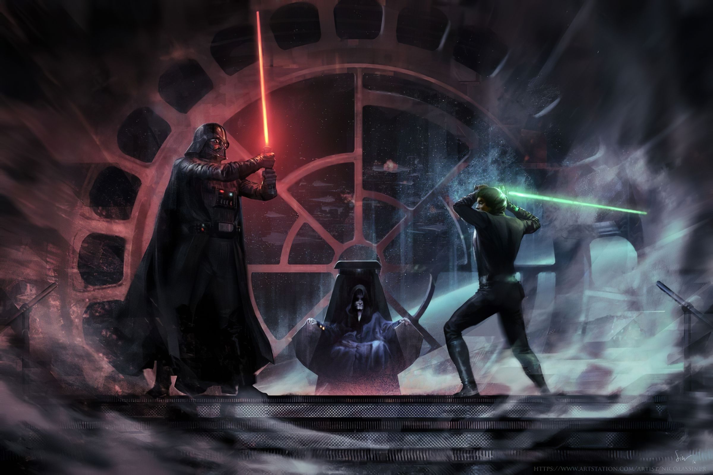 Darth Vader and Luke Skywalker Wallpaper Free Darth Vader and Luke Skywalker Background