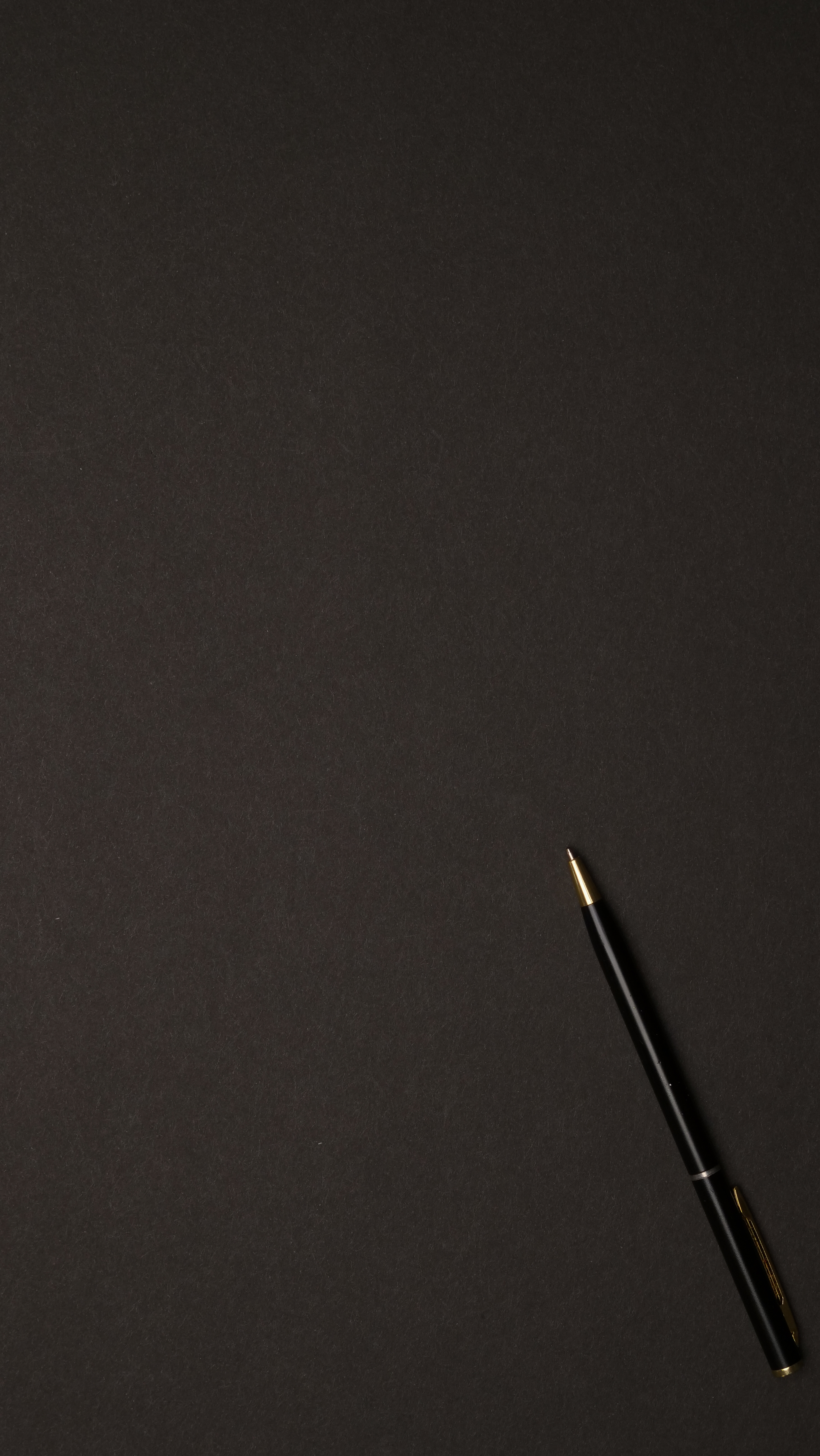 Black Pen on Black Surface · Free