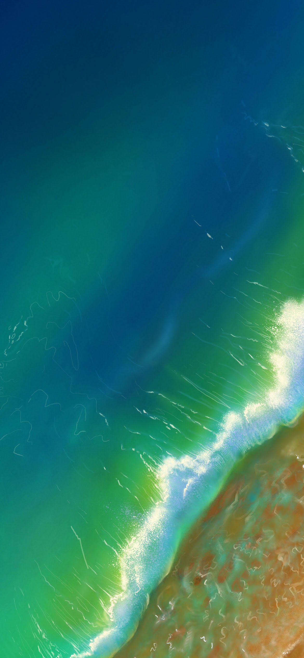 Ocean Beach Waves Scenery Phone iPhone 4K Wallpaper free Download