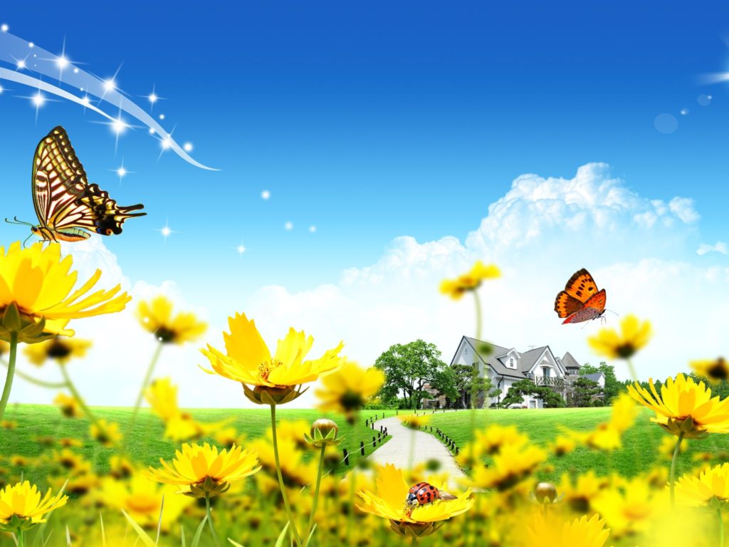 Butterfly Garden Wallpapers - Wallpaper Cave