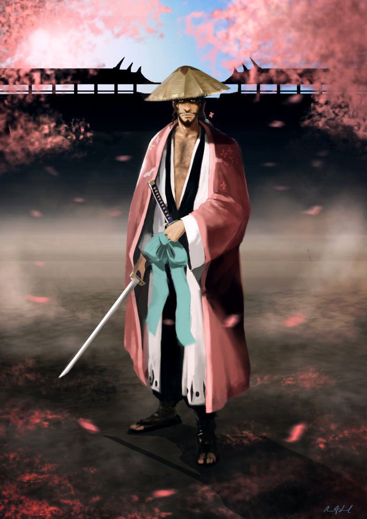 shunsui kyoraku_ Bleach. Bleach anime, Bleach captains, Bleach characters