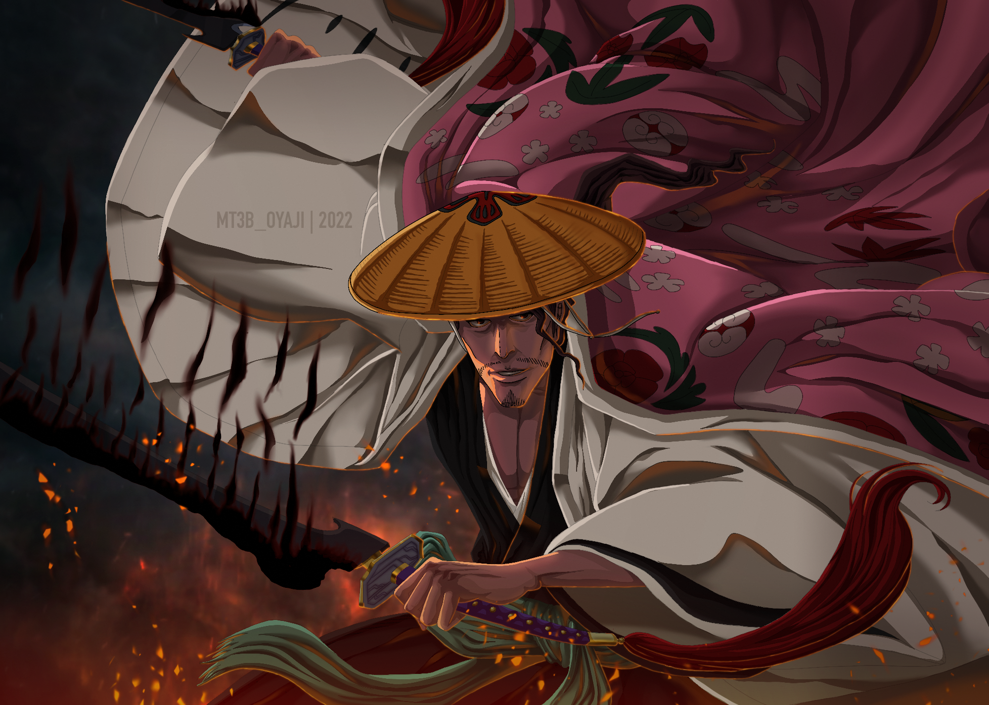 SPOILERS  647 Made a stylish wallpaper of Shunsui  rbleach