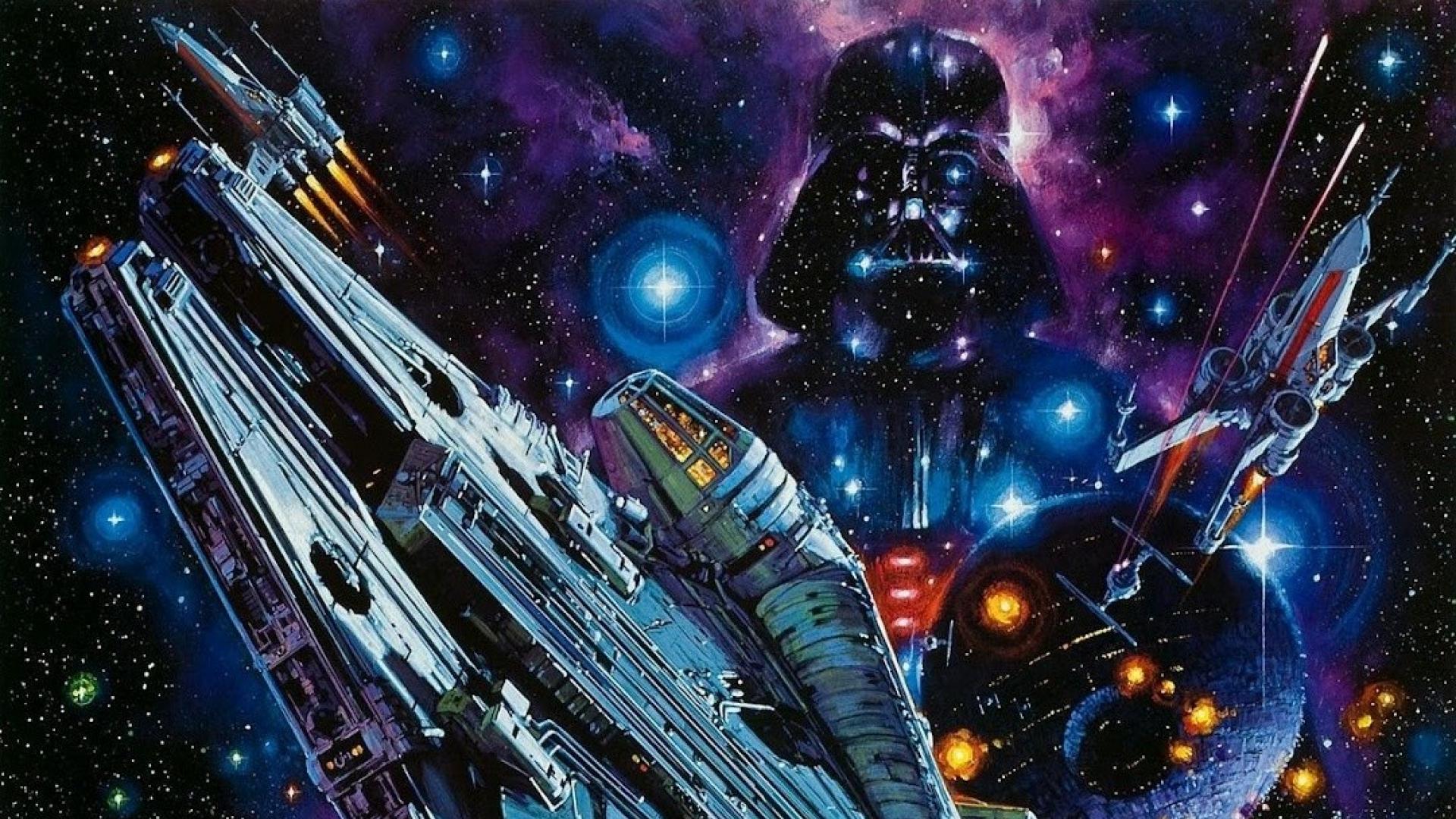Darth Vader Death Star Millennium Falcon Wars X Wing Wallpaper