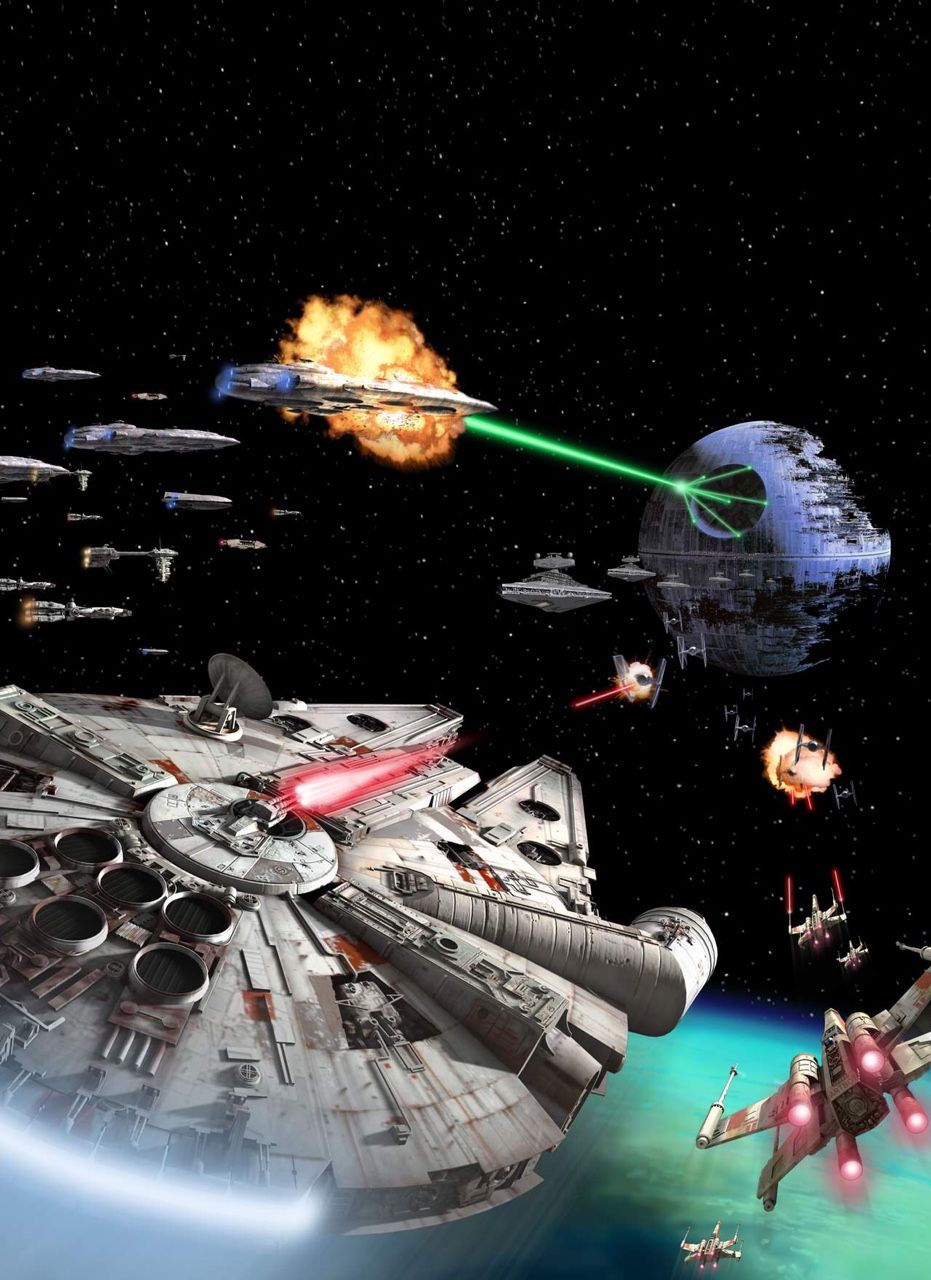 Attack On The Death Star Wallpaper