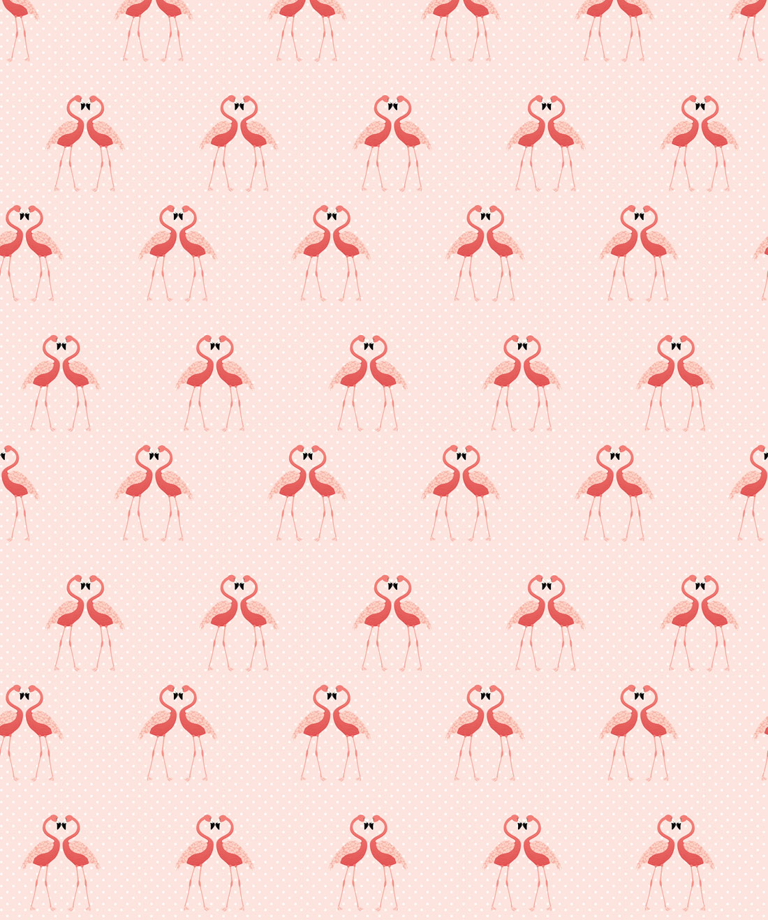 Pink Flamingos Wallpaper, Gorgeous Nursery Print AUS