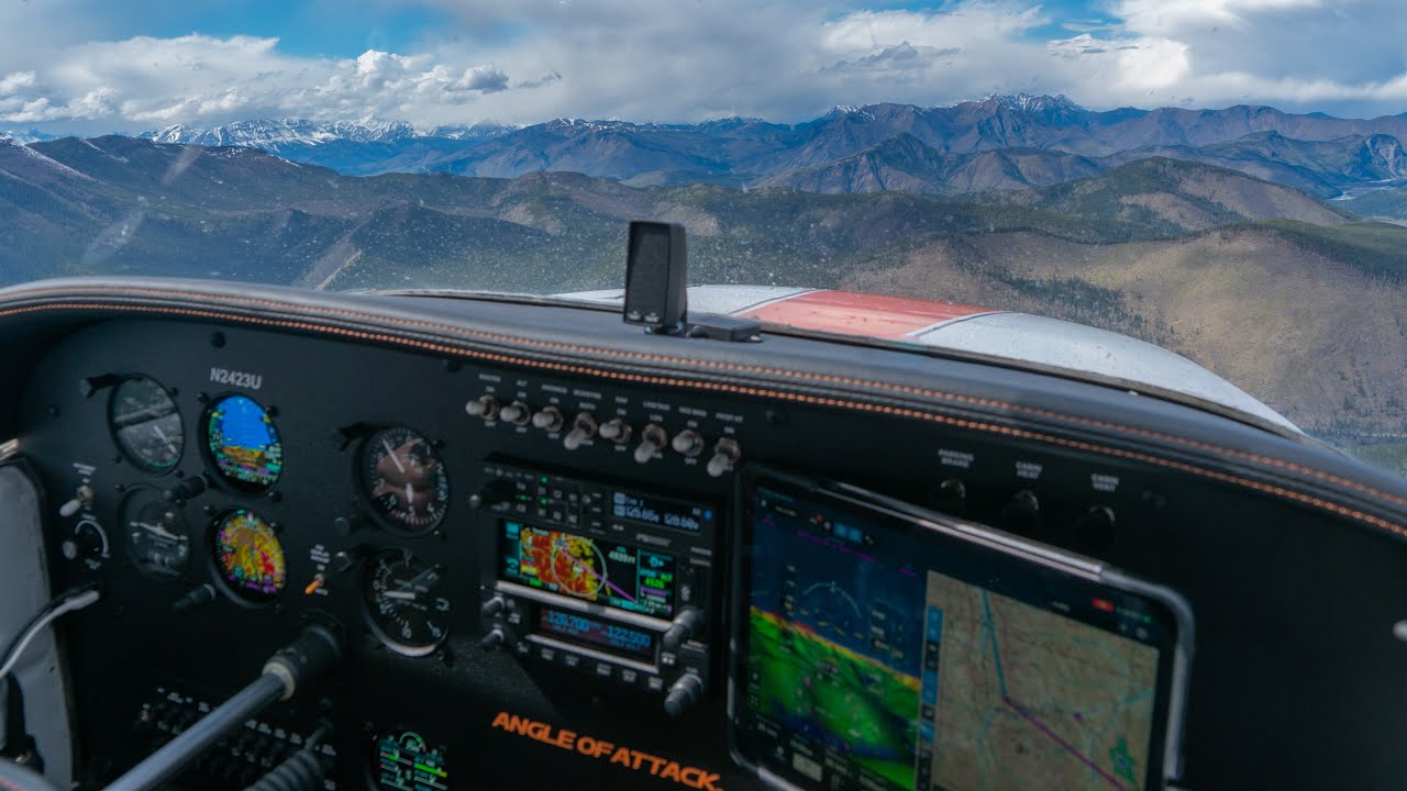 Conquering the Canadian Rockies by Air. Flying the C172 Home to Alaska