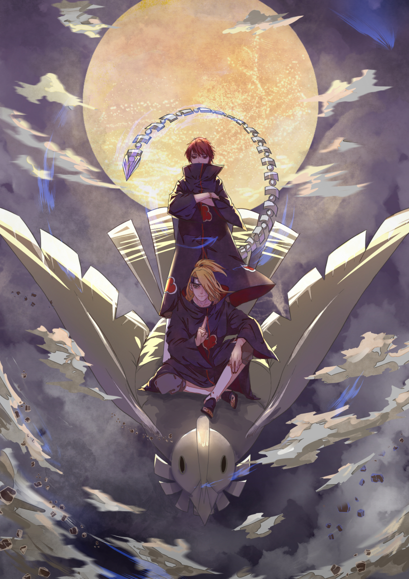 image about sasodei. See more about deidara, sasori and naruto