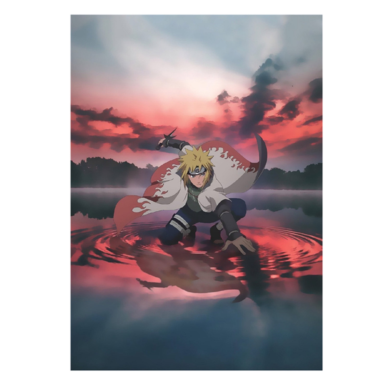 Hit Upon Anime Naruto Shippuden Wall Scroll Poster HD Print Art Fabric Poster 11 x 16 inches