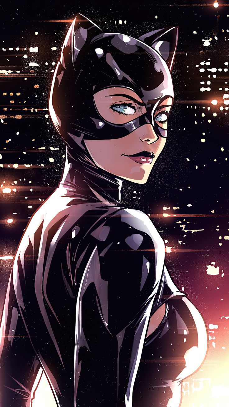 Catwoman Mask DC Comic Wallpaper, HD