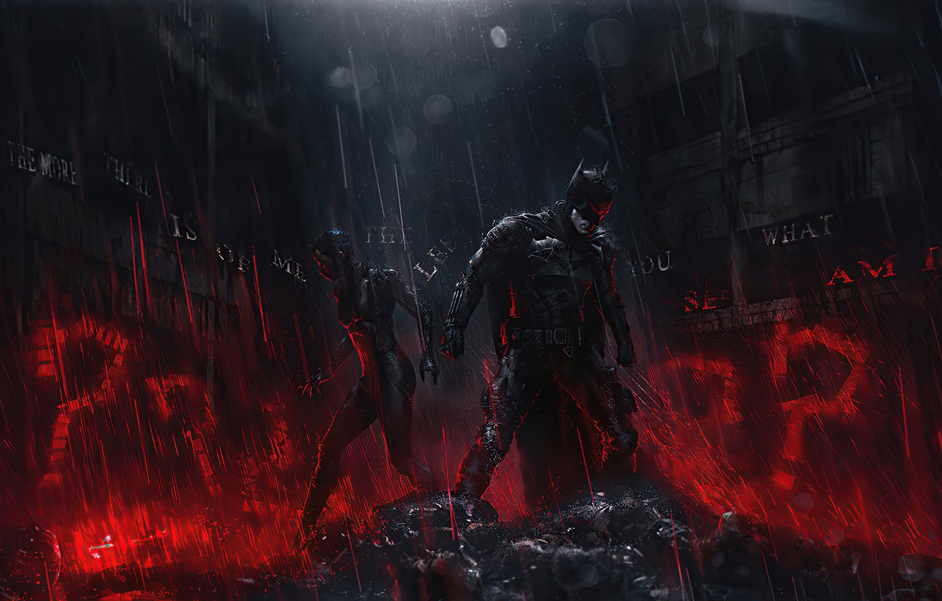 Wallpaper batman, Batman, catwoman, DC Comics, the batman image for desktop, section фильмы