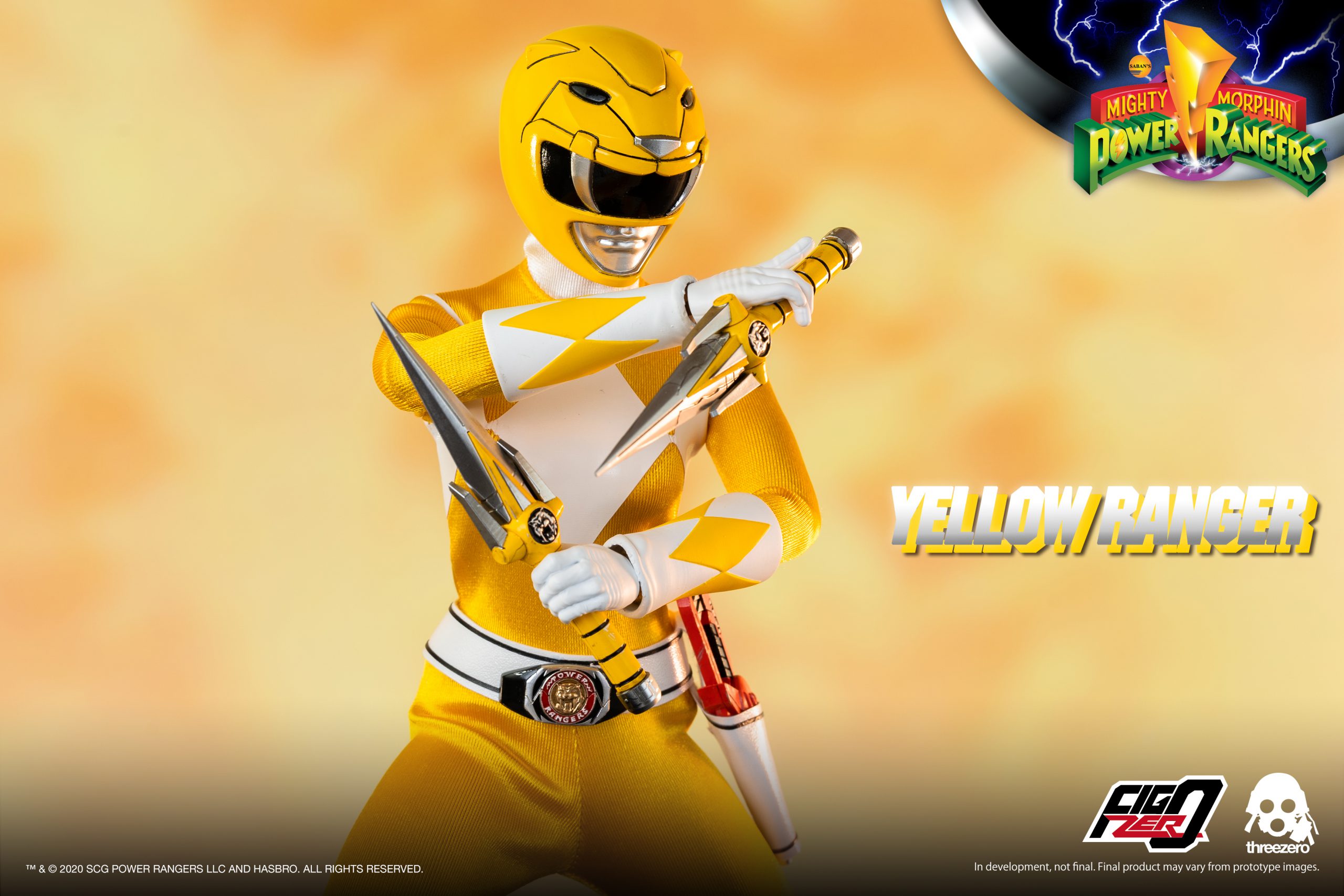 Mighty Morphin Power Rangers1 6 Yellow Ranger