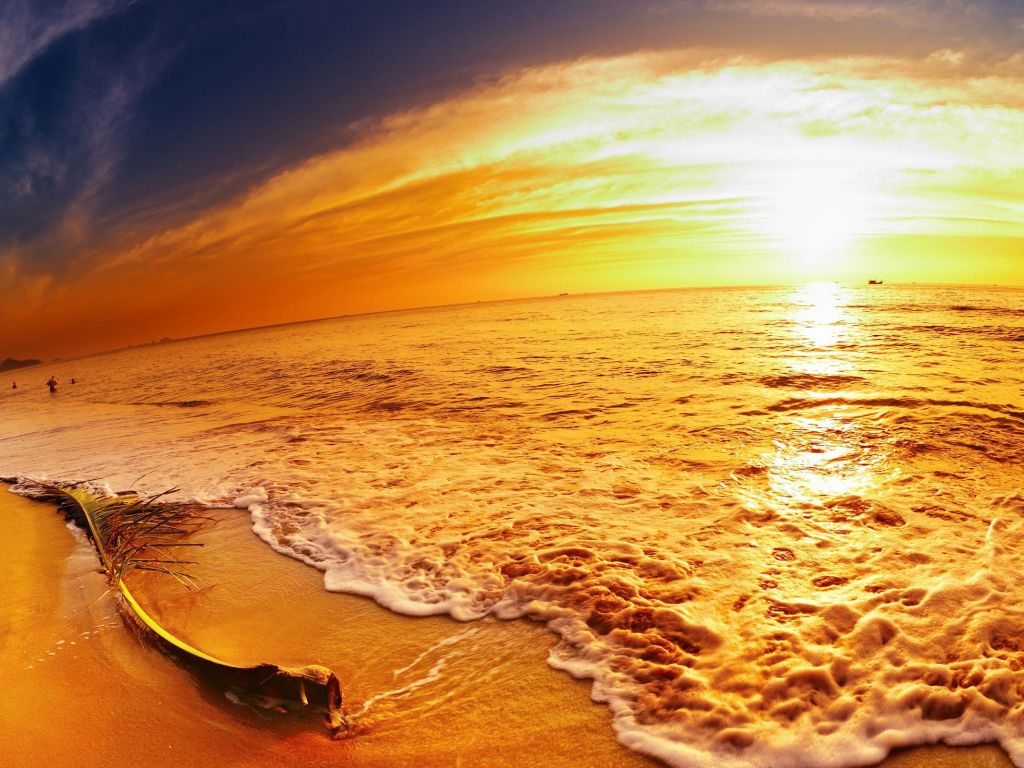 Thailand Beach Sunset wallpaper in 1024x768 resolution