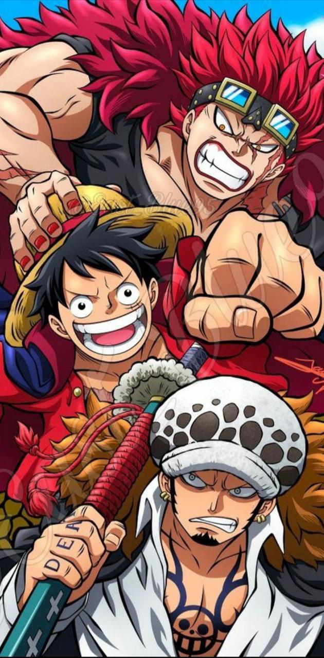 Luffy Kid Law wallpaper