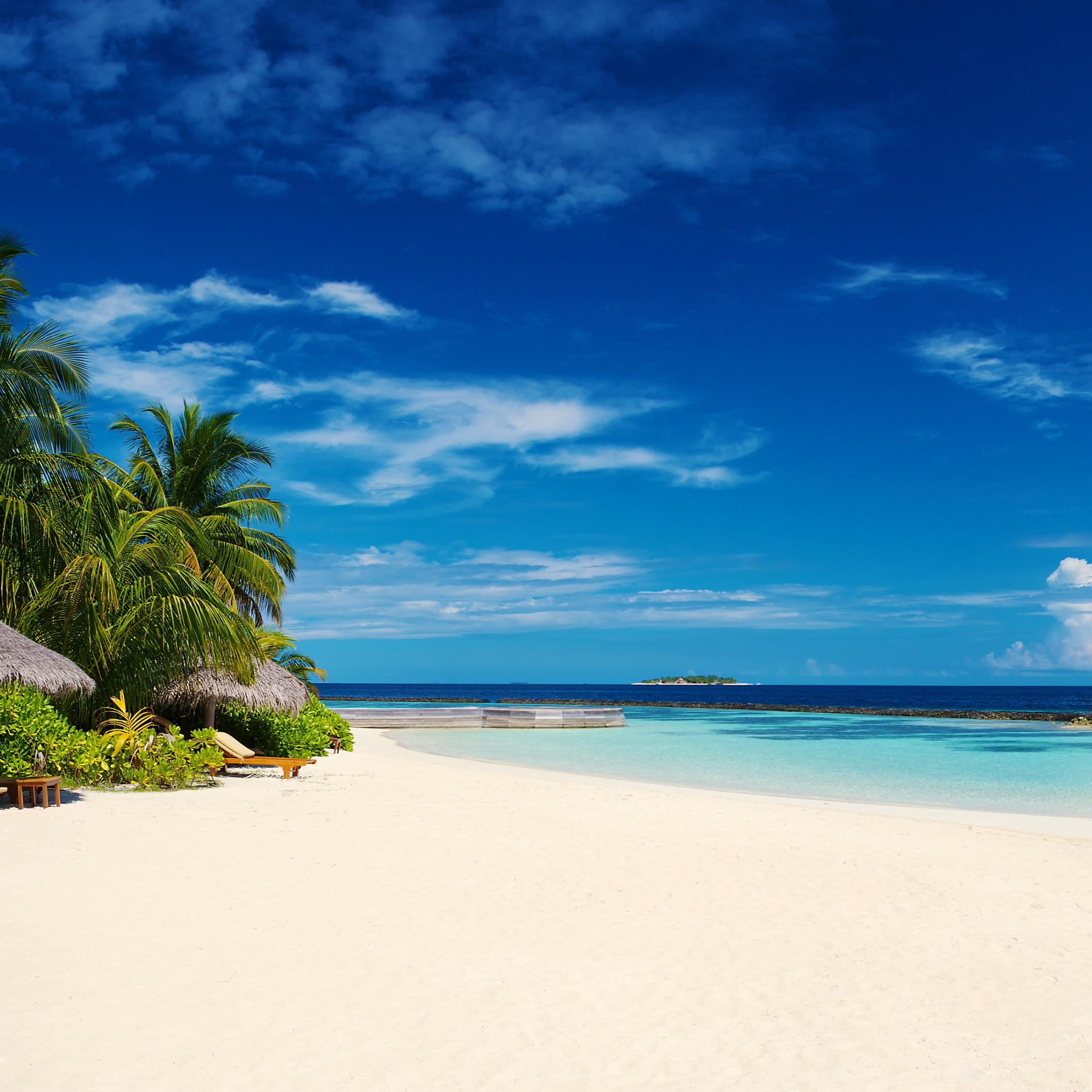 Download Tropical islands, beach, Maldives, holiday, sunny day, summer wallpaper, 2248x iPad Air, iPad Air iPad iPad iPad mini iPad mini 3