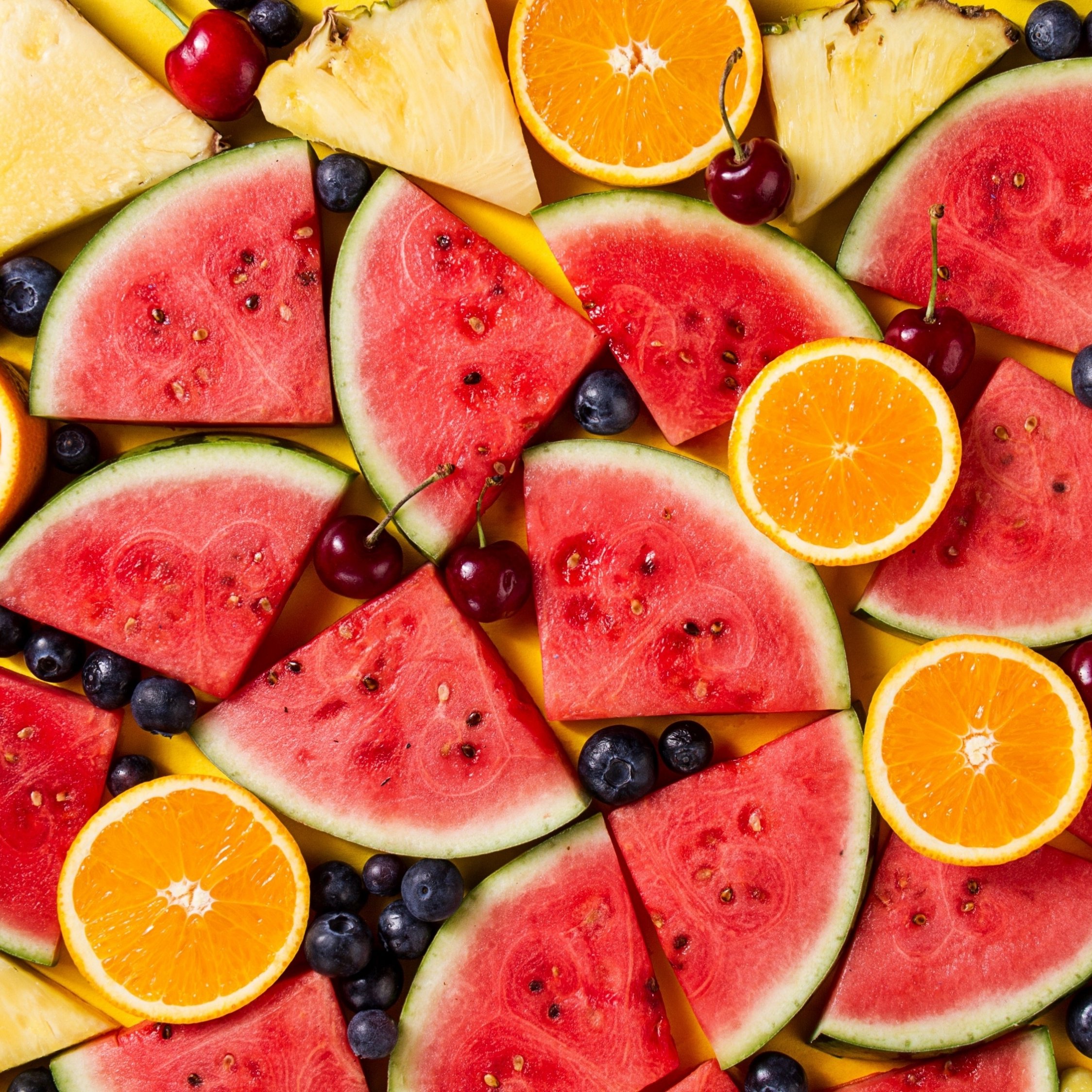 Download colorful fruits, berries, watermelon, summer 2248x2248 wallpaper, ipad air, ipad air ipad ipad ipad mini ipad mini 2248x2248 HD image, background, 24572