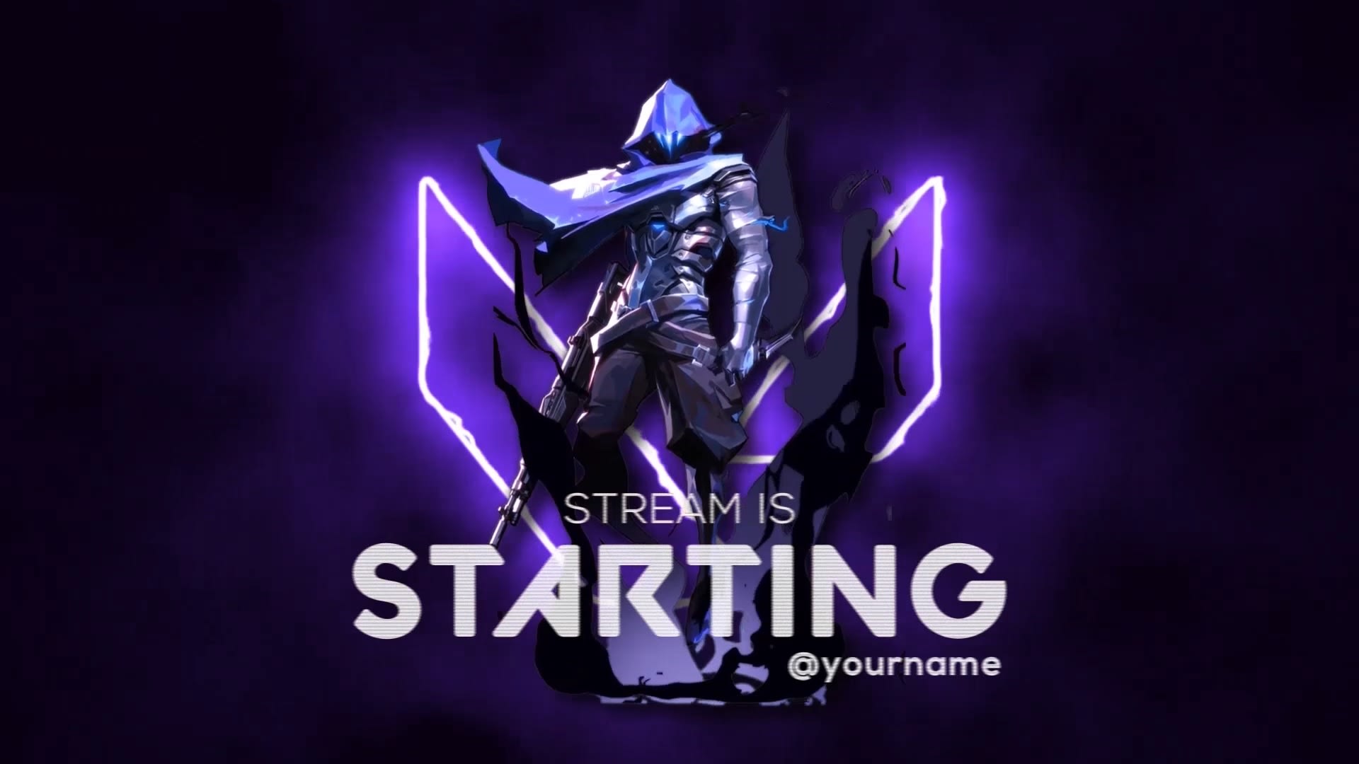Create an animated stream starting soon screen for streaming