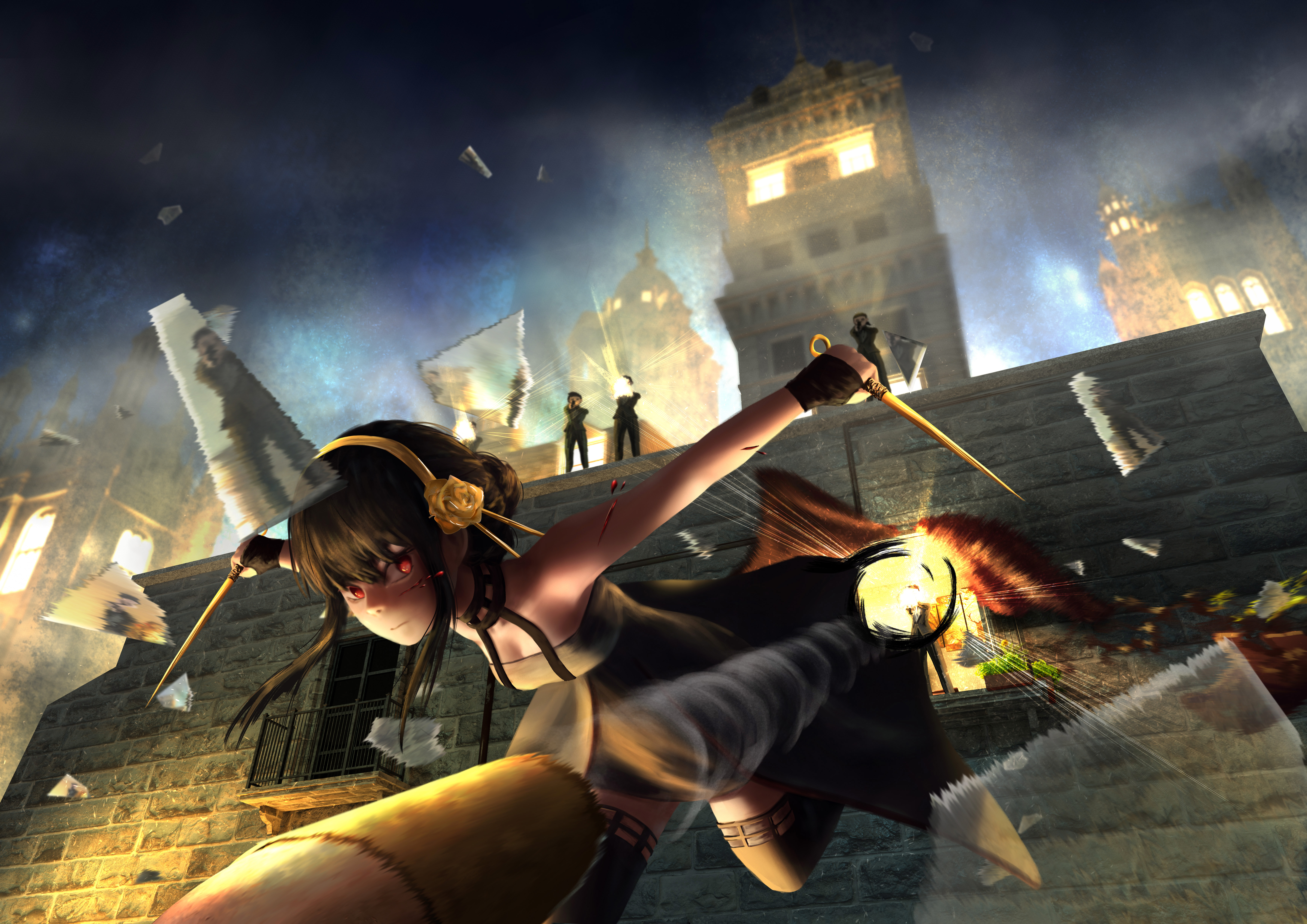 Yor Forger, Spy x Family, anime girls, fan art, animex4960 Wallpaper