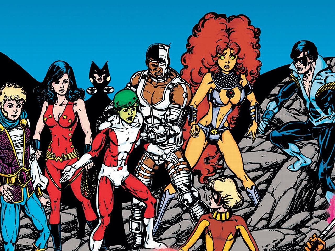 The Uncanny X men And The New Teen Titans HD Wallpaper