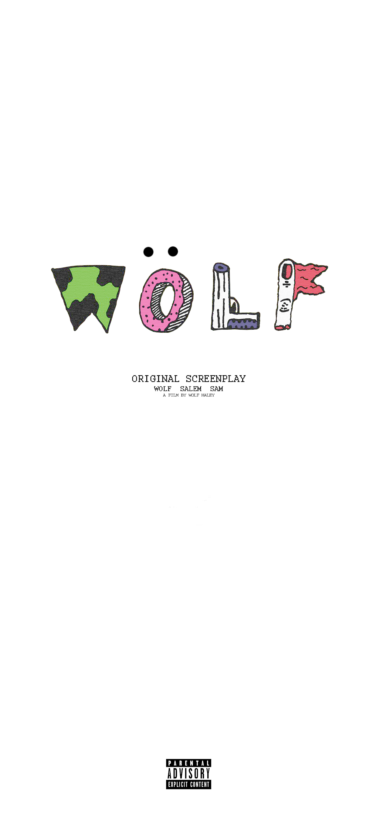 Created a WOLF wallpaper using the Screenplay cover