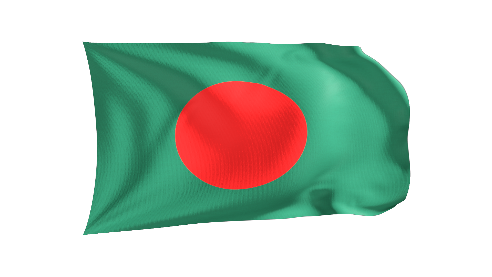 Looping Waving Flag Bangladesh Effect. FootageCrate FX Archives