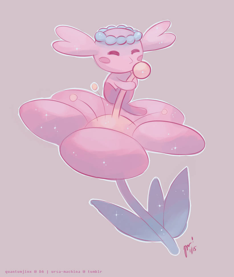 Pink Flabebe. Pokemon, Cute pokemon wallpaper, Plant pokemon
