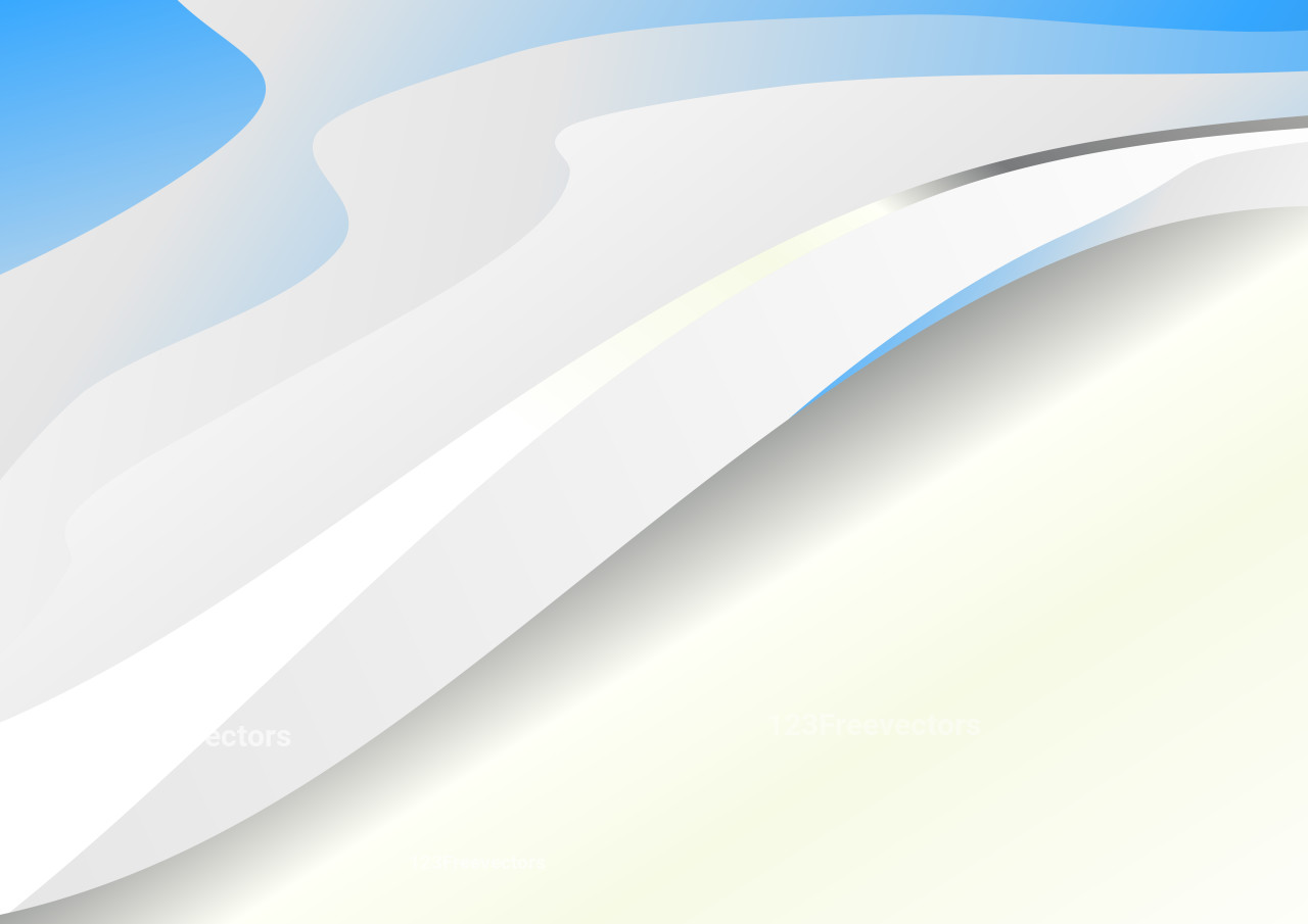 Blue and White Wave Background with Space for Your Text Image
