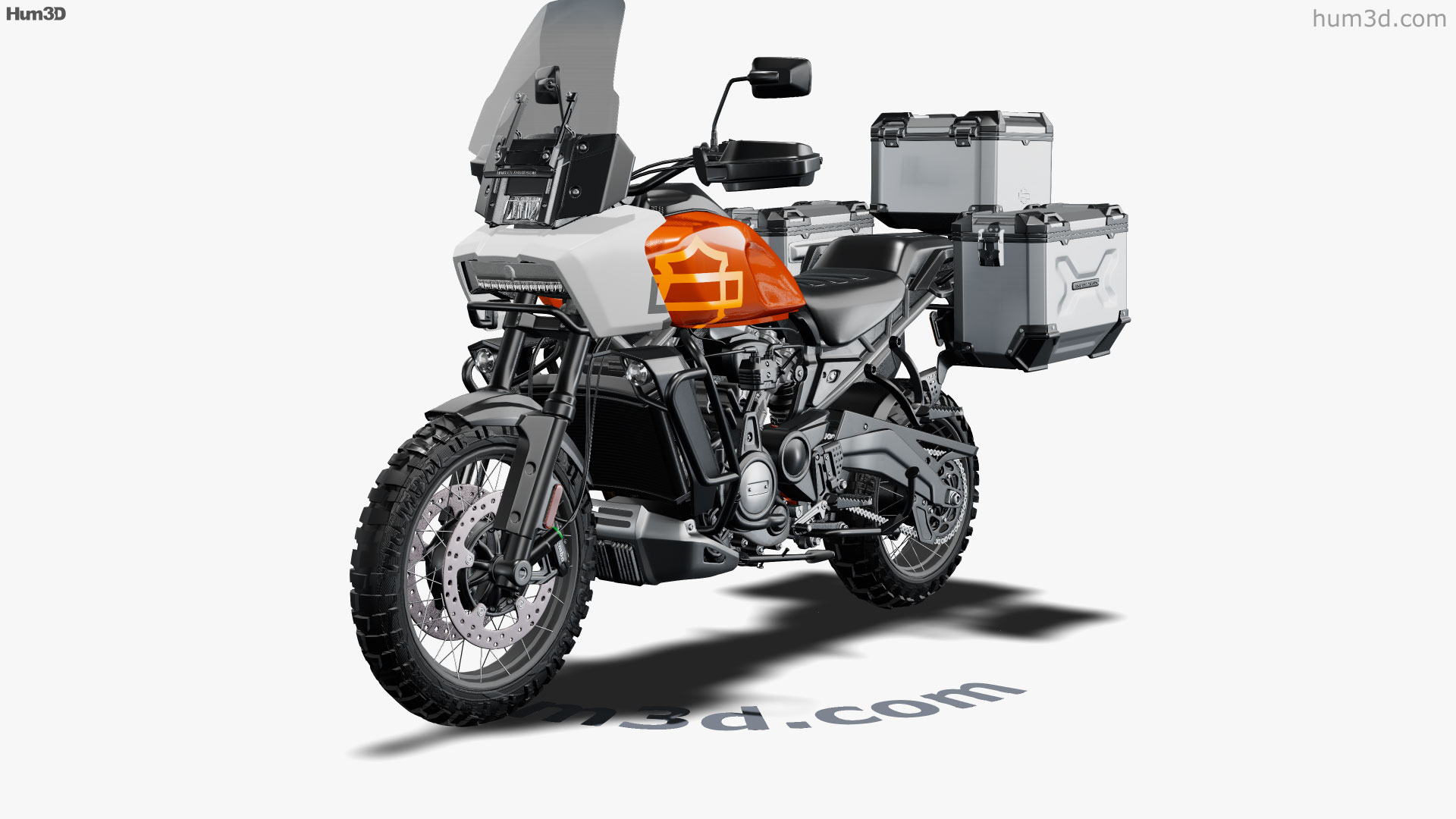 View Of Harley Davidson Pan America 2021 3D Model