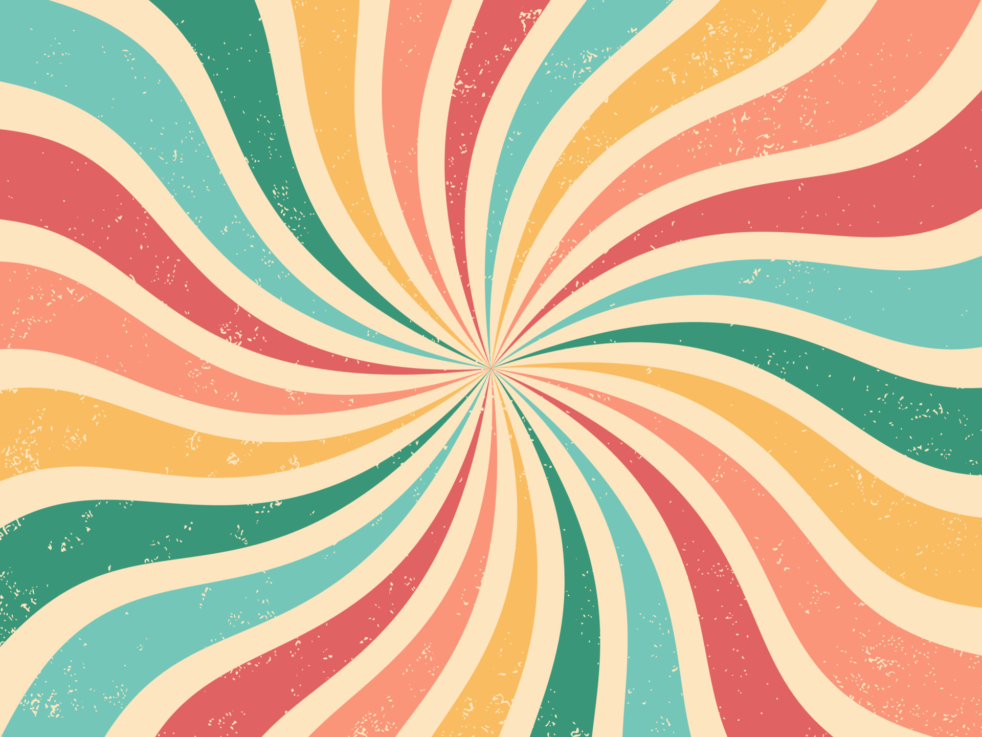 Colourful grunge retro burst vector. Vintage summer, circus and carnival background