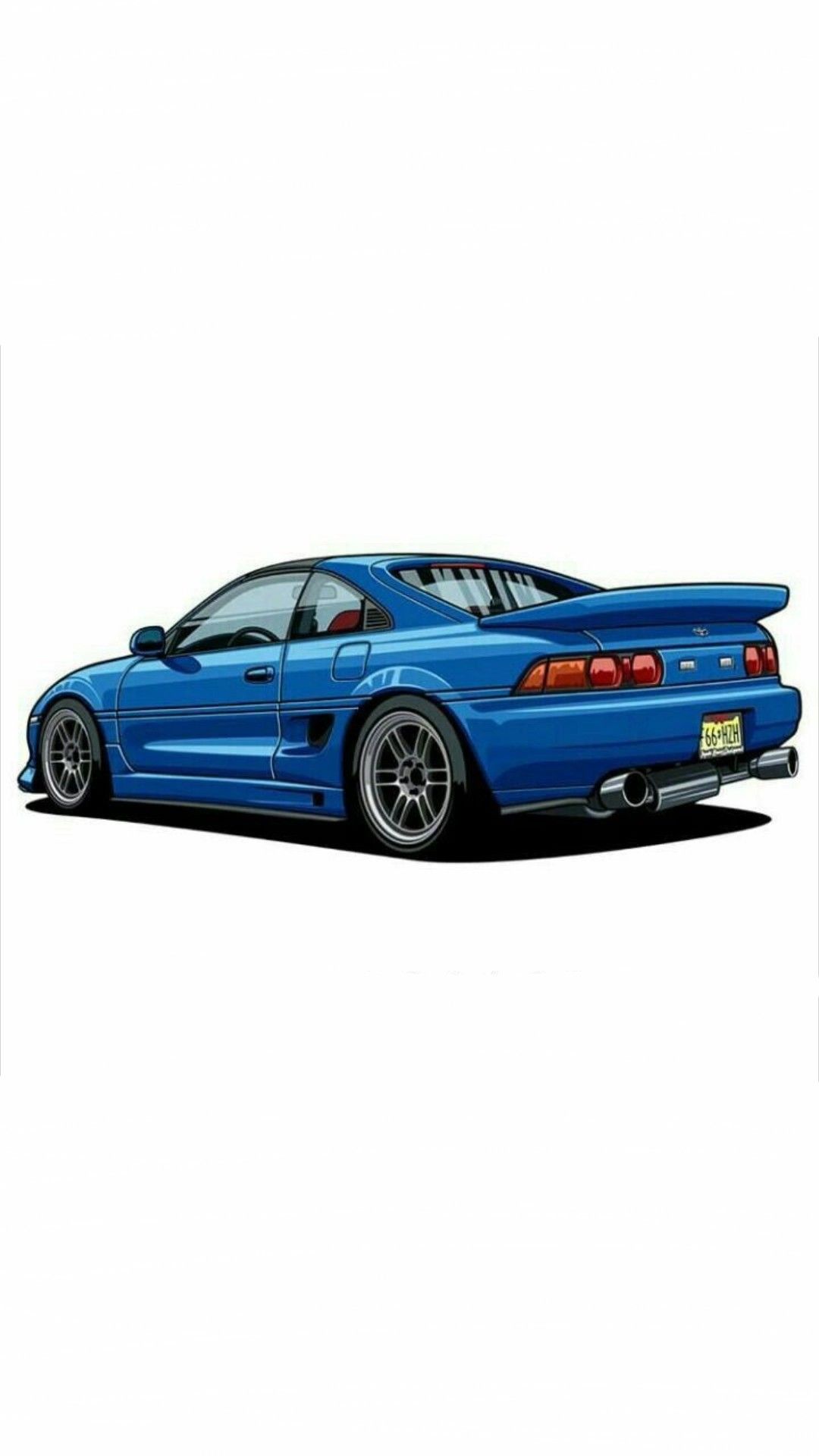 One Of My Favorite Cars, The Toyota MR 2. Toyota Mr2, Car Art, Art Cars