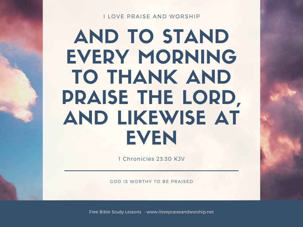 Wallpaper: Thanks And Praise