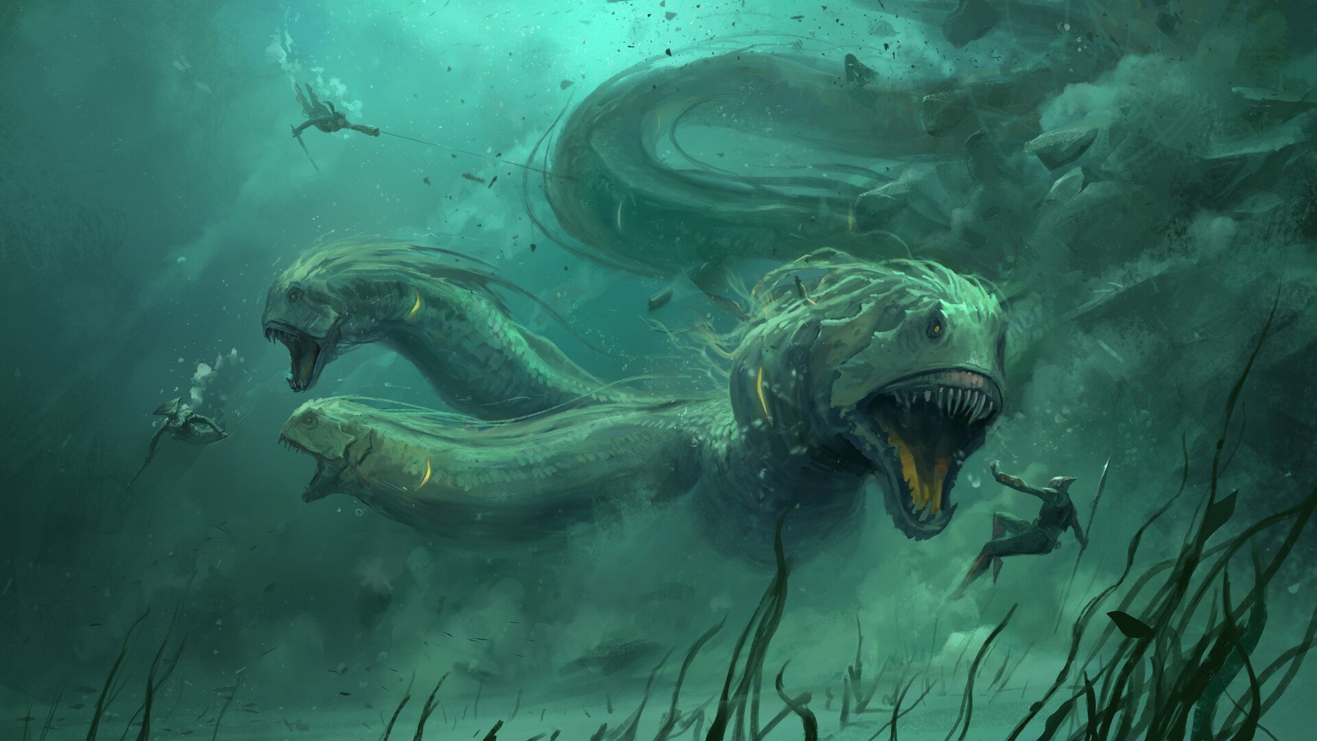 Sea Monster HD Wallpaper by Jonas Åkerlund