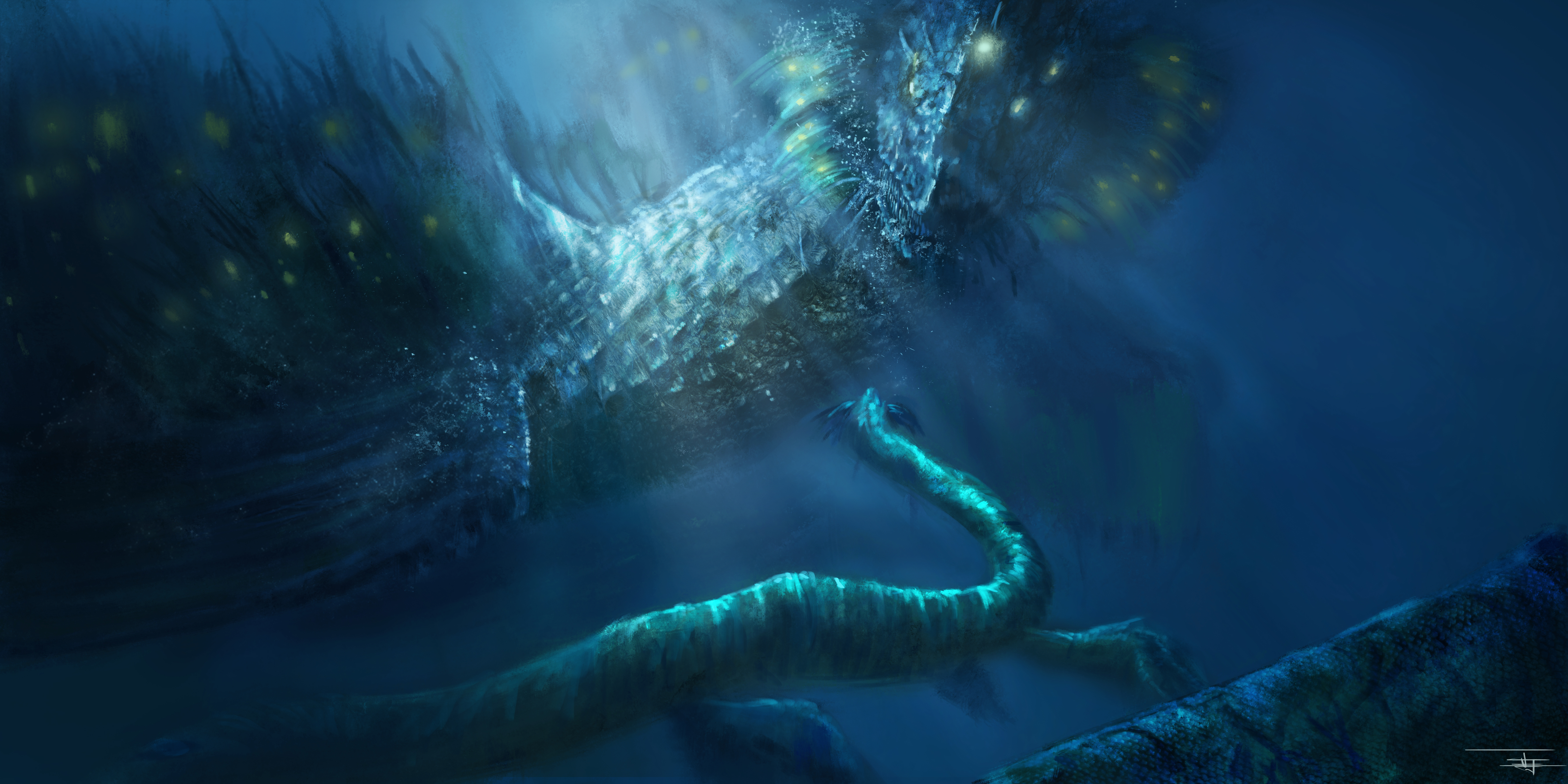 Sea Monster 4k Ultra HD Wallpaper
