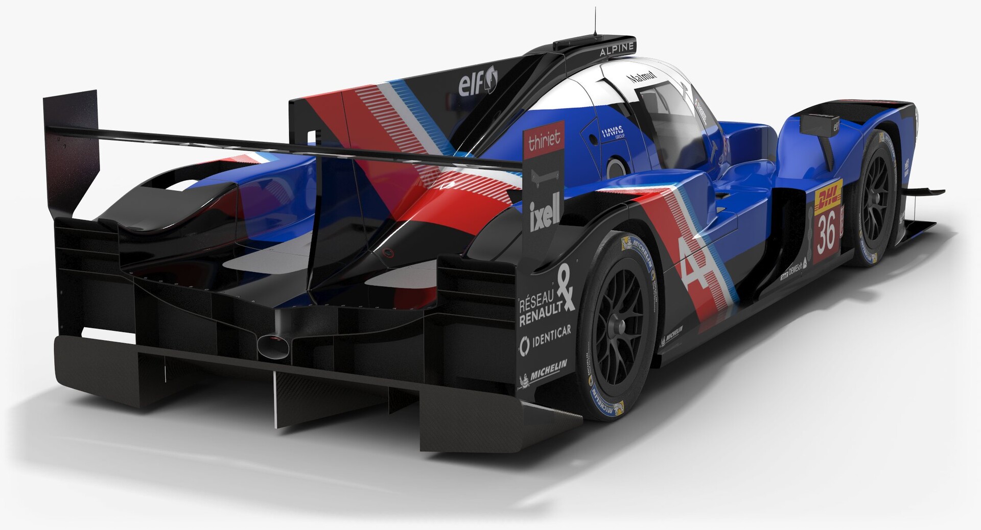 Alpine A480 WEC 2021 Hypercar 3D model