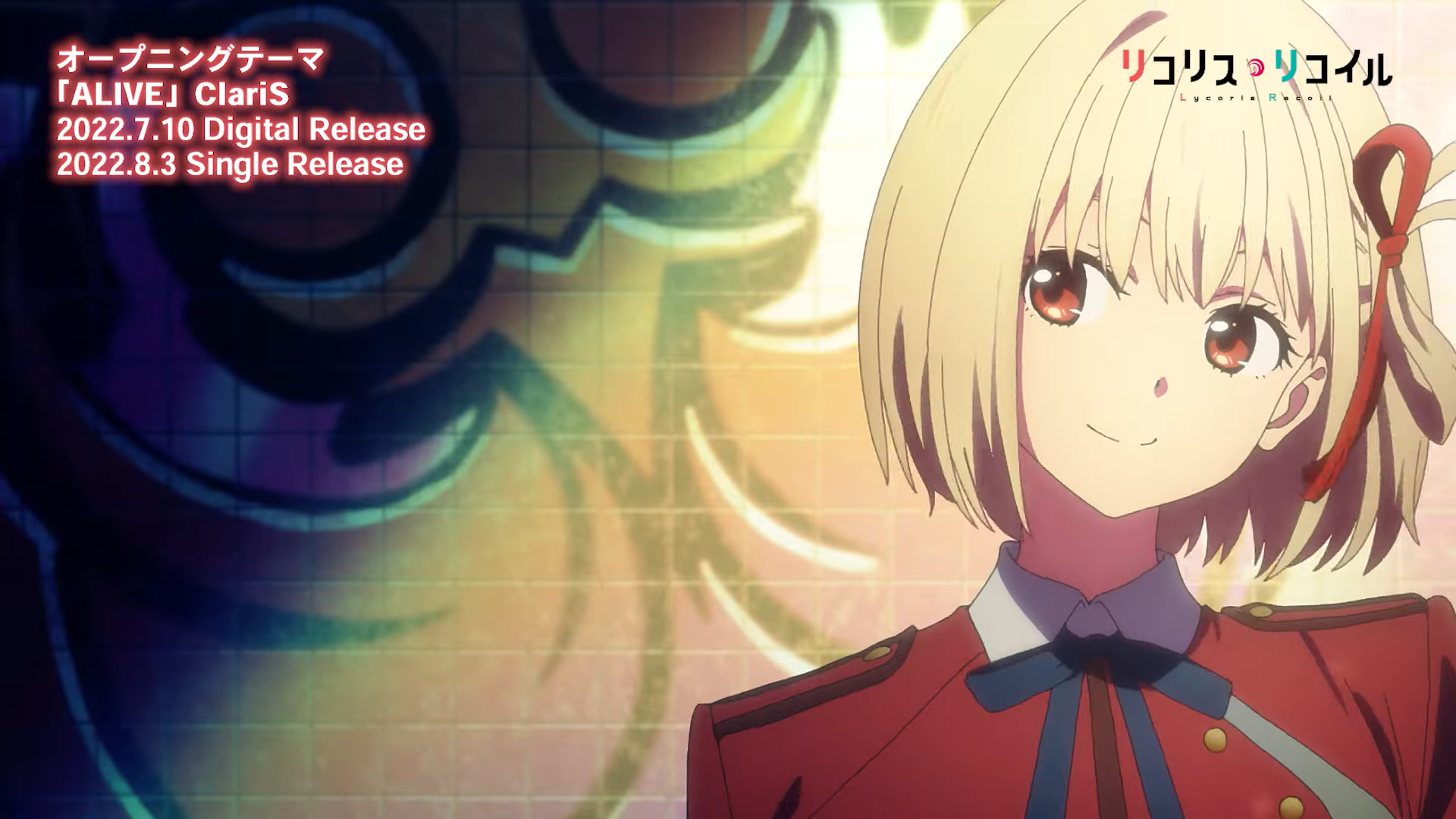 Lycoris Recoil Releases Non Credit Opening Video