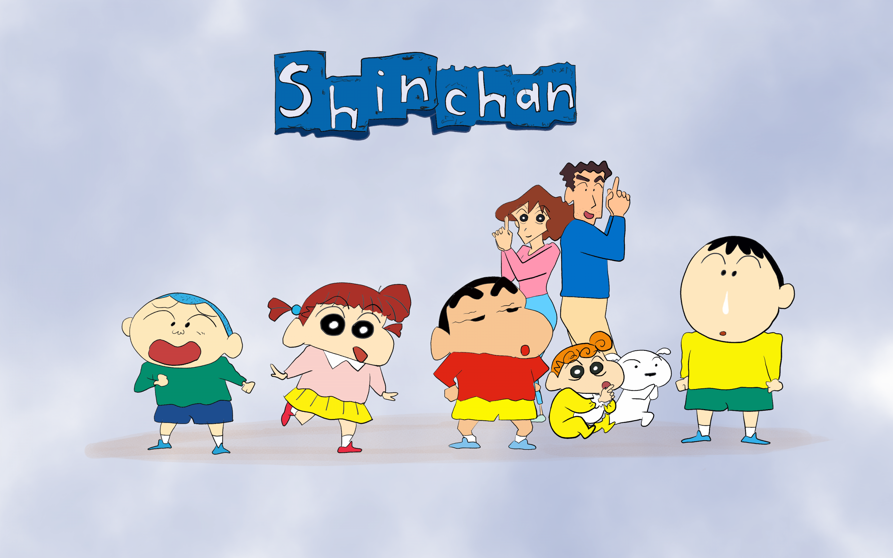 Shinchan & his Nohara family | Anime drawings boy, Anime, How to draw hands