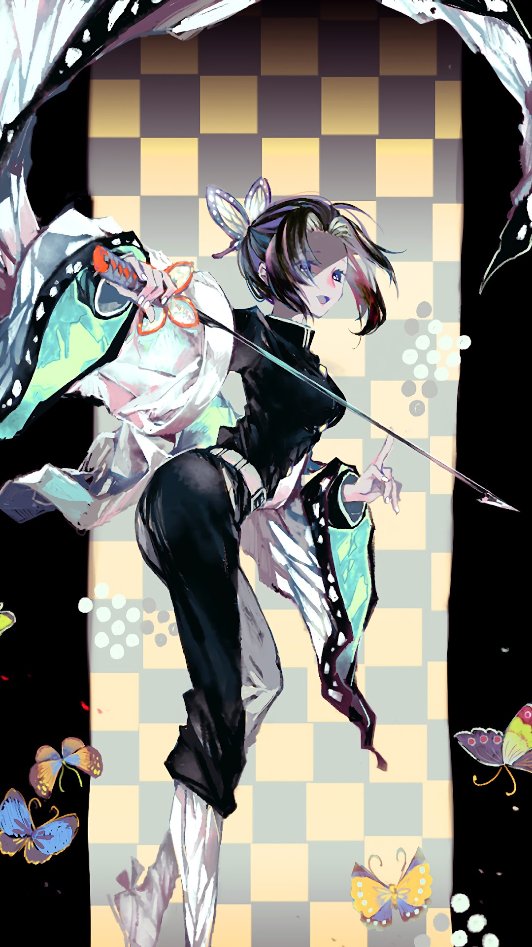 Shinobu Kochou Kimetsu no Yaiba Phone iPhone 4K Wallpaper free Download