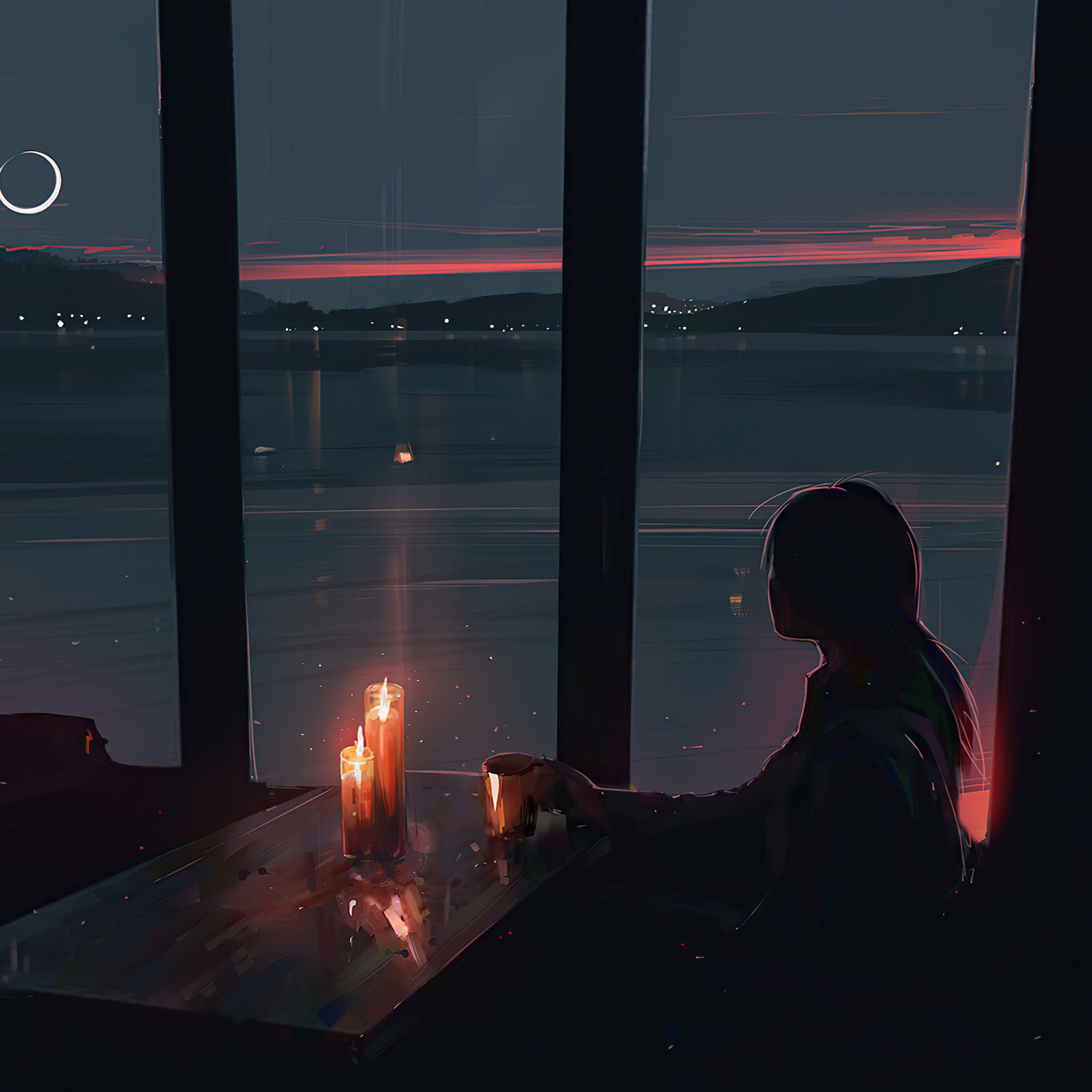 Candle Light Dinner Houseboat iPad Air HD 4k Wallpaper, Image, Background, Photo and Picture