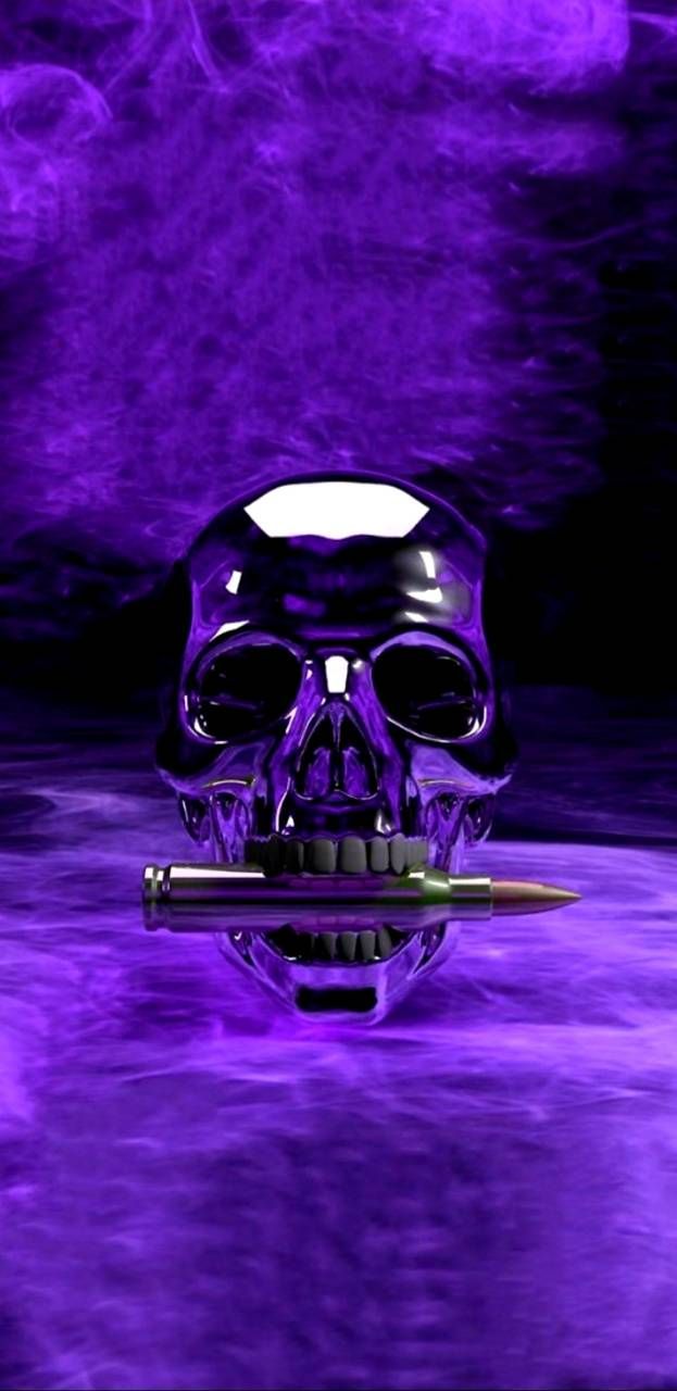 Download Purple Skull wallpaper by NikkiFrohloff now. Browse millions of popular bul. Skull wallpaper, Black skulls wallpaper, Skull artwork