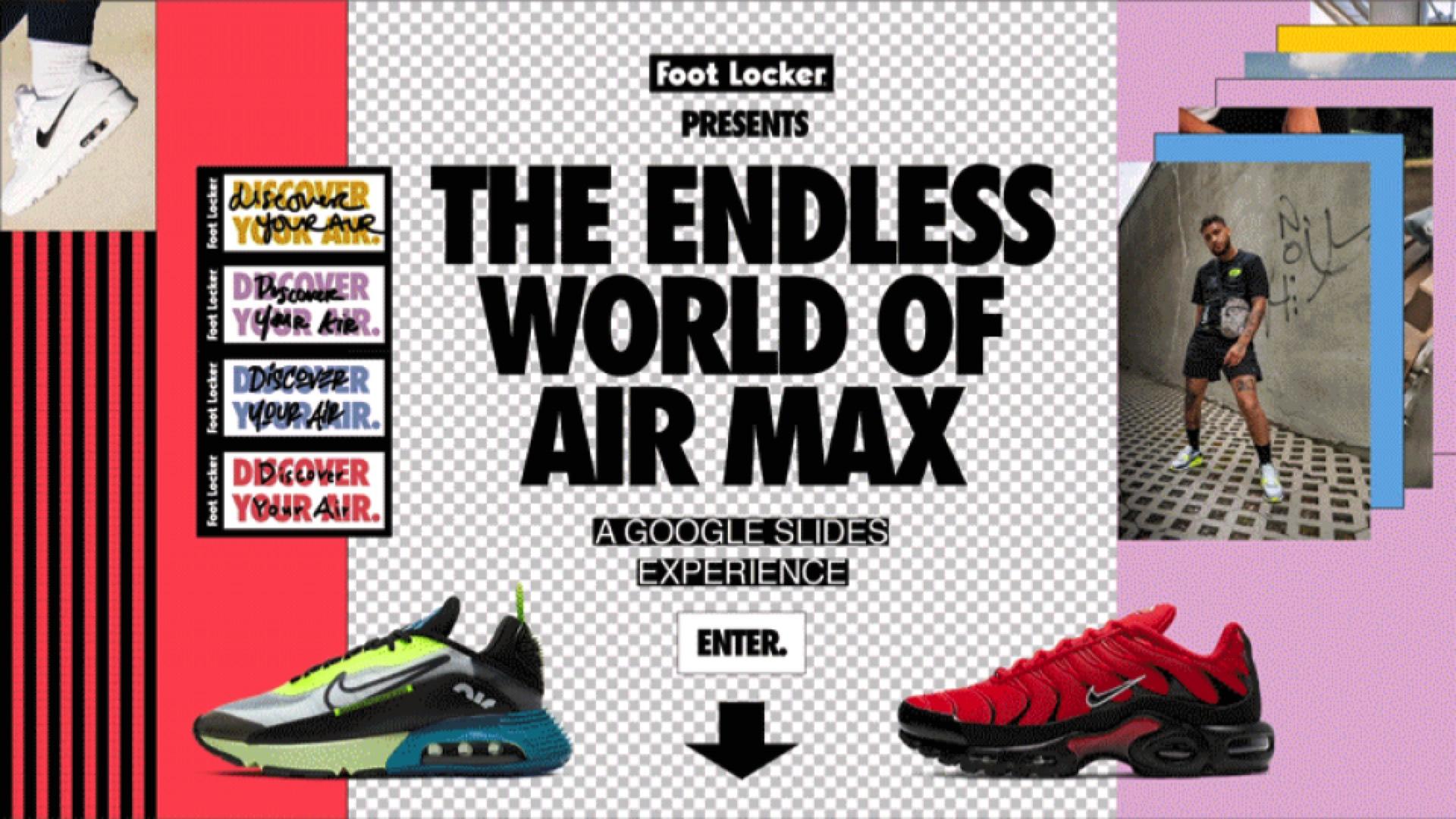 Adeevee. Only selected creativity Locker: The Endless World of Air Max