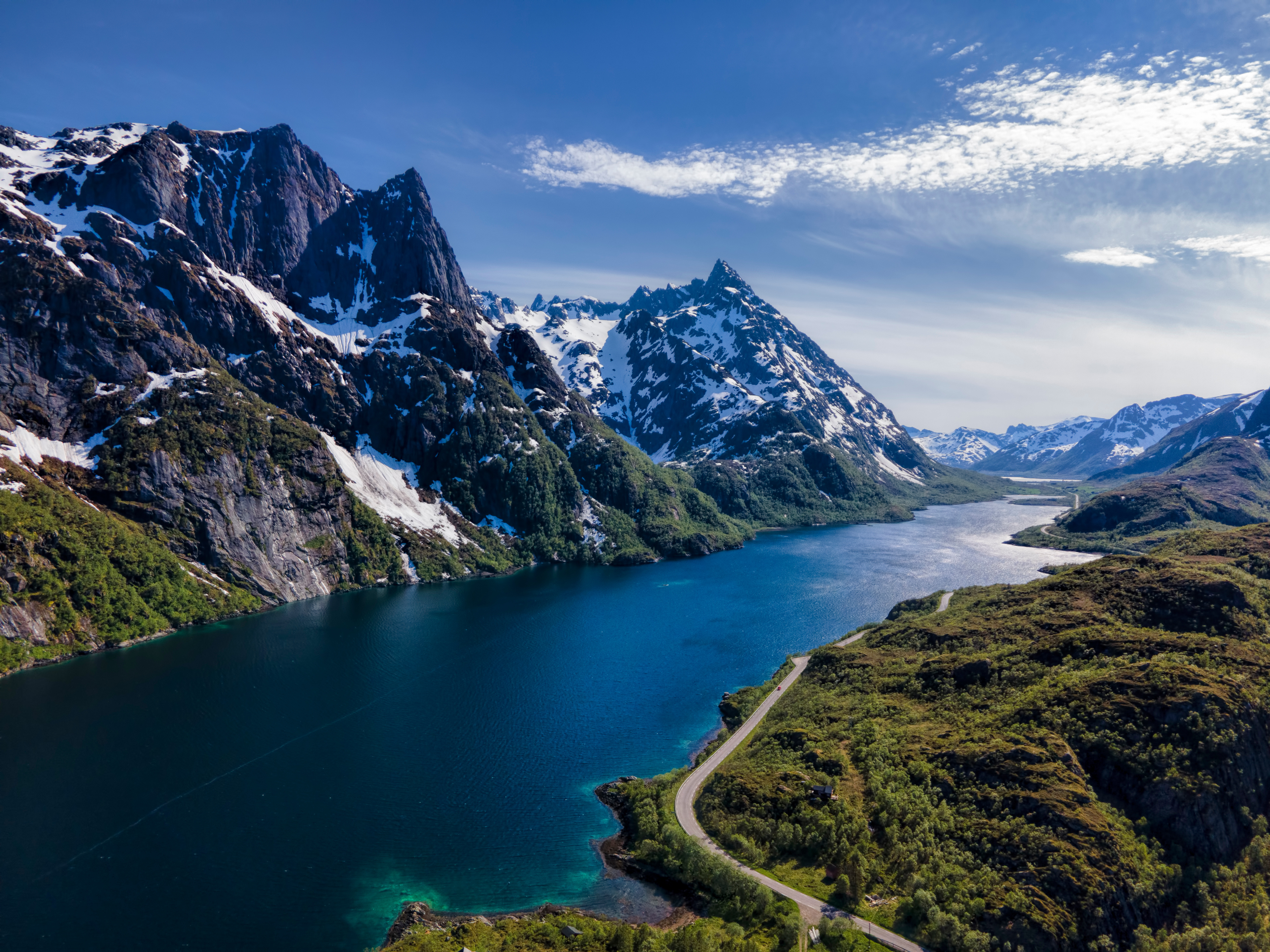 Mountains in Lofoten, Norway Wallpaper 4k Ultra HD