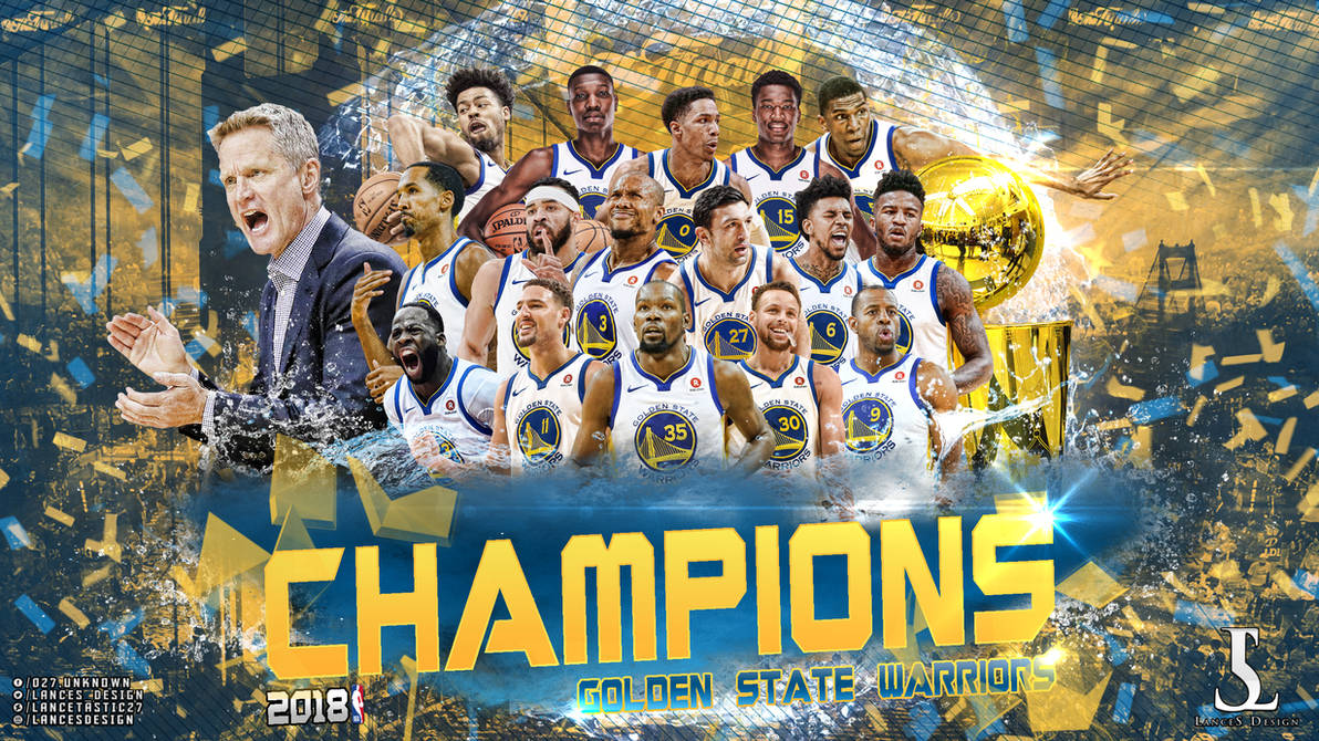 Free download 2018 NBA Champion Golden State Warriors Wallpaper by Lancetastic27 [1192x670] for your Desktop, Mobile & Tablet. Explore Golden State Warriors NBA Champions 2022 Wallpaper. Golden State Warriors