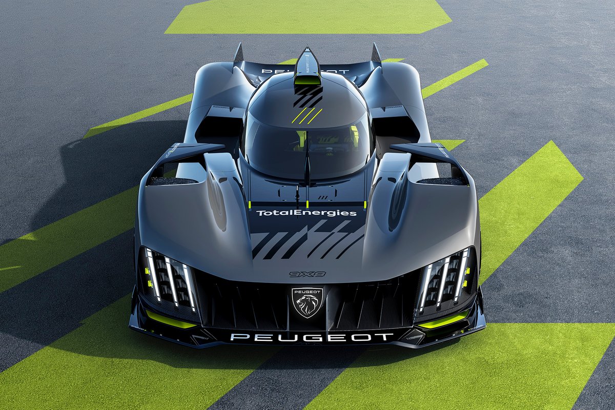 Peugeot reveals first image of radical 9X8 Le Mans Hypercar